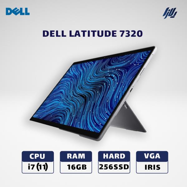 لپ تاپ تبلت شو دل DELL LATITUDE 7320 i7(11)-16GB-256 GB SSD-VGA INTEL IRIS