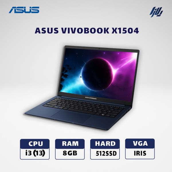 لپتاپ دانشجویی ایسوس ASUS X1504 I3(13) 8GB-512GB SSD-2GB INTEL IRIS