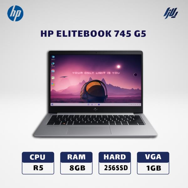 لپ تاپ استوک  HP ELITTEBOOK 745 G5 -RYZEN5-8GB-256SSD-VGA 1GB