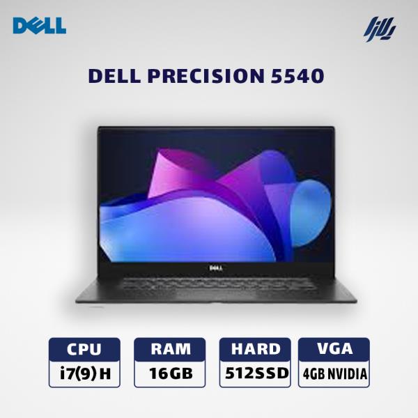 لپ تاپ استوک گرافیکدار  DELL PRECISION 5540 I7(9)H-16GB-512SSD-4GB NVIDIA