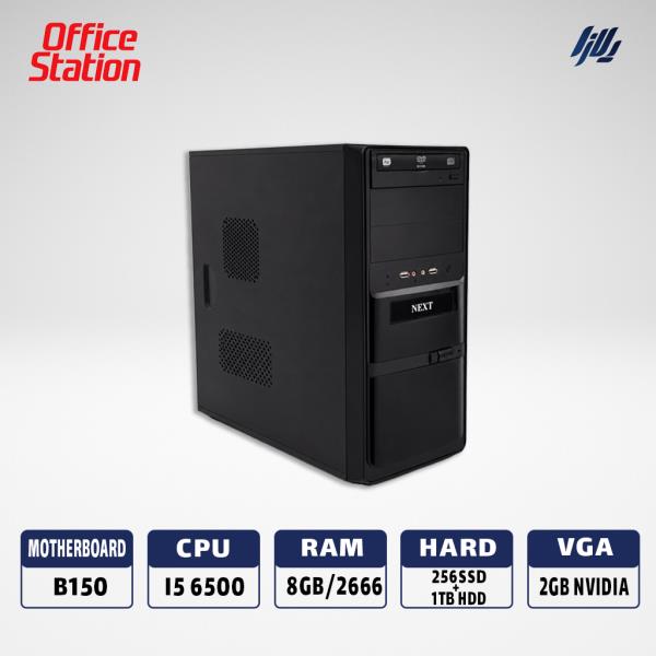 کیس آماده B150 -I5 6500-8 GB 2666-256 SSD+1TB HDD-2GB NVIDIA