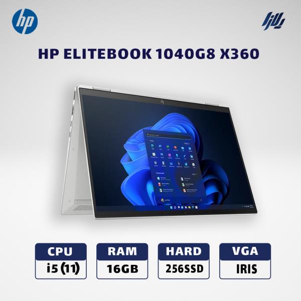لپ تاپ استوک 360درجه HPELITEBOOK 1040 G8 X360 i5(11)-16GB-256SSD-intel