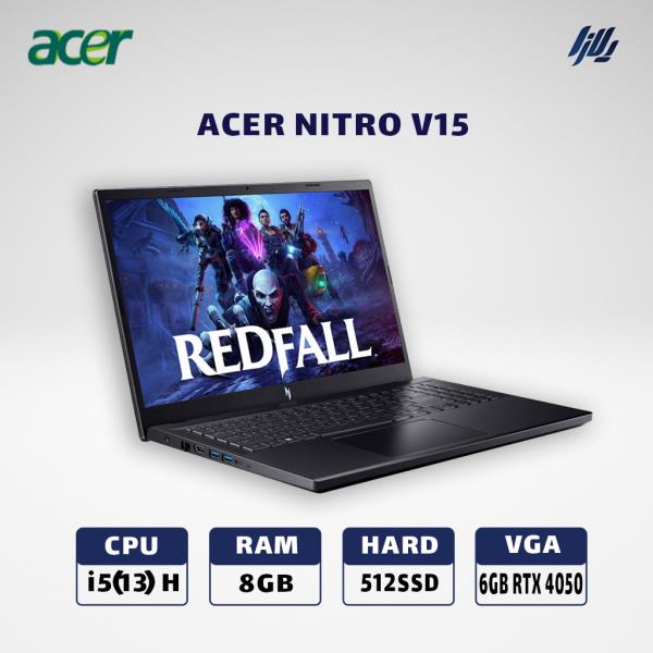 لپ تاپ آکبند گیمینگ ایسر ACER NITRO5 V15 I5(13)H-8GB-512 GB SSD-VGA 6GB RTX 4050