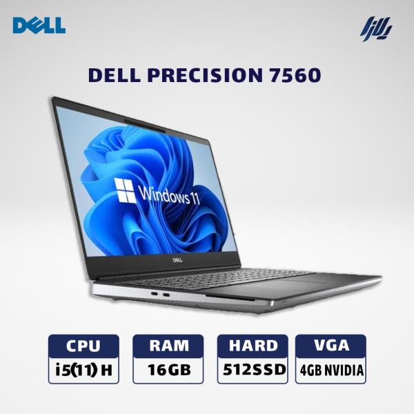 لپ تاپ استوک رندرگیری DELL PRECISION 7560 i5(11)H-16GB-512GB - VGA 4 GB NVIDIA
