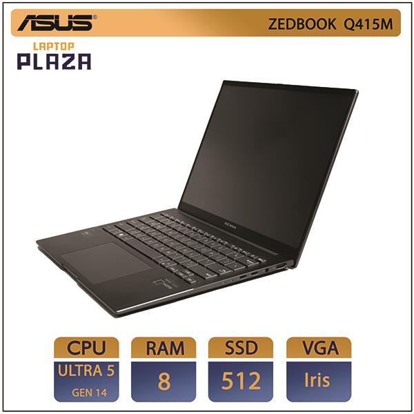 لپ تاپ آکبند طراحی ایسوس ASUS ZENBOOK Q415 INTEL CORE ULTRA5-8GB-512 GB SSD-VGA INTEL IRIS