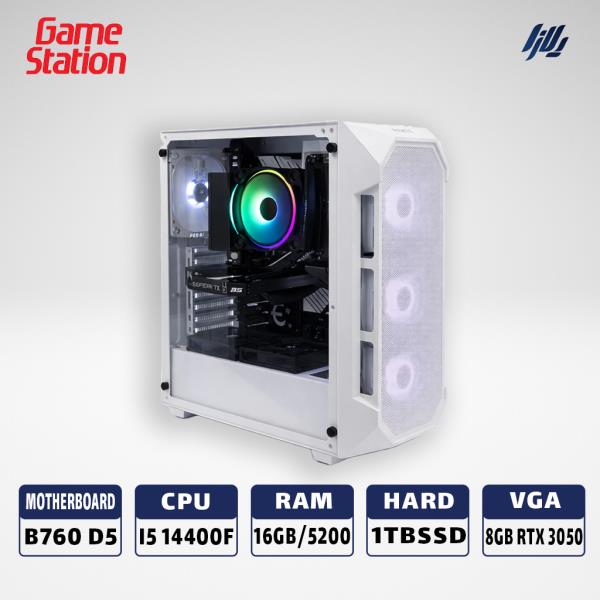 کیس گیمینگ استوک B760 D5-I5 14400F-16 GB 5200-8GB RTX 3050