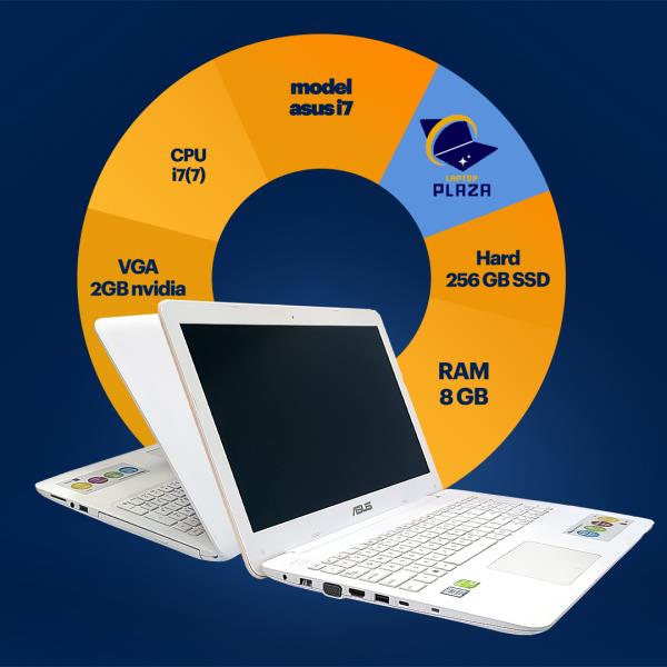 لپ تاپ استوک ASUS-i7(7)-8GB-256SSD-2GB NVIDIA