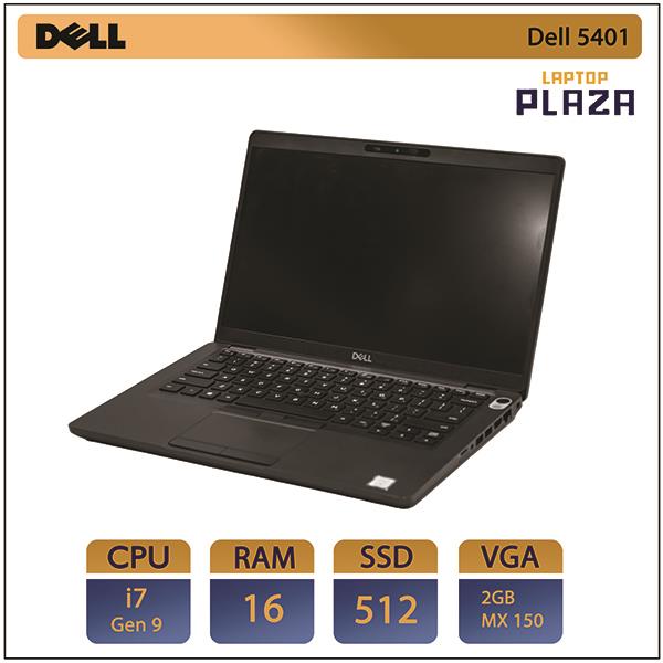 لپ تاپ استوک DELL 5401 i7(9)H-16GB-512SSD- 2GB-NVIDIA