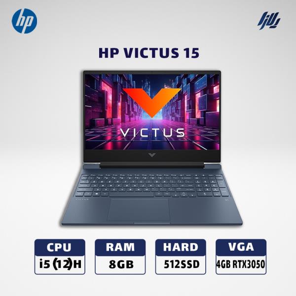 لپ تاپ آکبند گیمینگ اچ پی HP VICTUS i5(12)H-8GB-512SSD-VGA 4GB RTX 3050