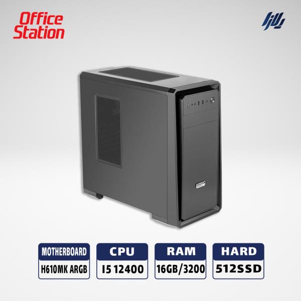 کیس آماده H610MK ARGB-I5 12400-16 GB 3200-512 SSD