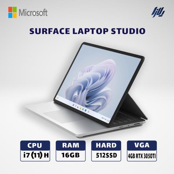 لپ تاپ استوک SURFACE LAPTOP STUDIO i7(11)H -16 GB - 512SSD -VGA 4GB RTX 3050TI