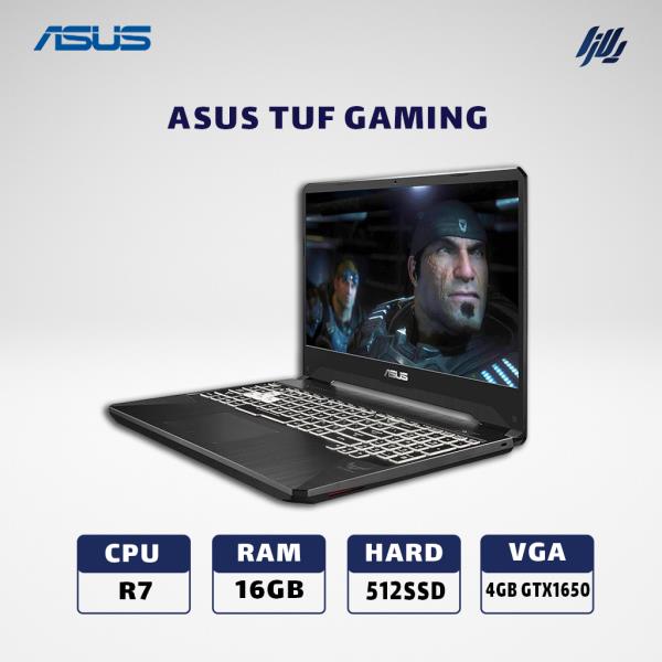 لپ تاپ اپن باکس گیمینگ ایسوس ASUS TUF GAMING CPU R7-RAM 16GB-HARD 512GB SSD-VGA 4GB NVIDIA