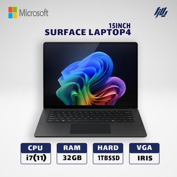 لپ تاپ استوک 15 اینچ SURFACE LAPTOP4 i7(11) -32GB - 1TB SSD -IRIS