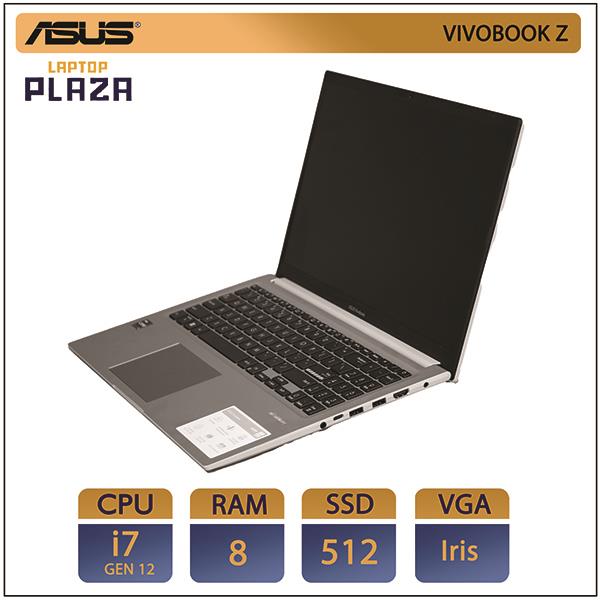 لپ تاپ آکبند مهندسی ایسوس ASUS VIVOBOOK Z I7(12)H-8GB-512 GB SSD-VGA INTEL IRIS