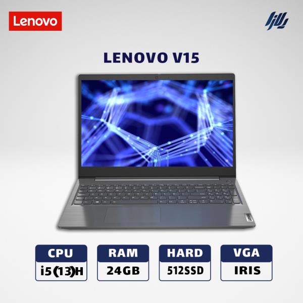 لپ تاپ آکبند  LENOVO V15  i5(13)H_24GB_512SSD_INTEL IRIS