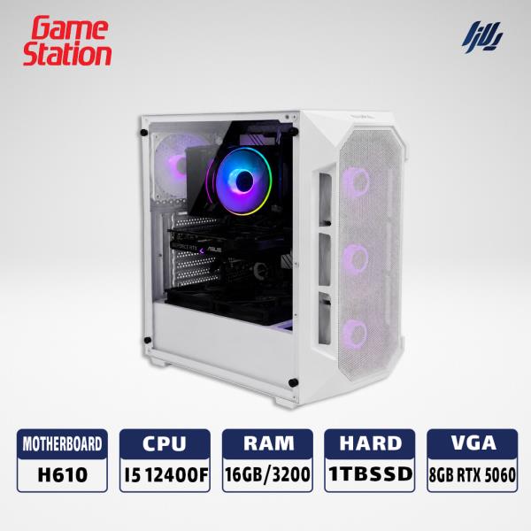 کیس گیمینگ آماده H610-I5 12400F-16 GB 3200-1TB SSD-8GB RTX 5060