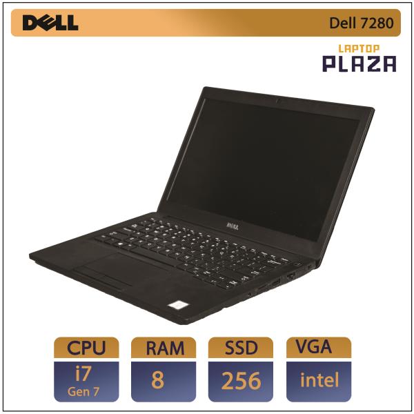 لپ تاپ استوک DELL 7280  i7(7) -8GB - 256 SSD - INTEL