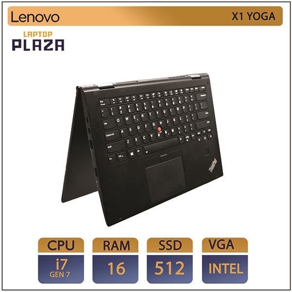 لپ تاپ استوک لمسی 360درجه LENOVO X1 YOGA -i7(7)-16GB-512SSD-INTEL