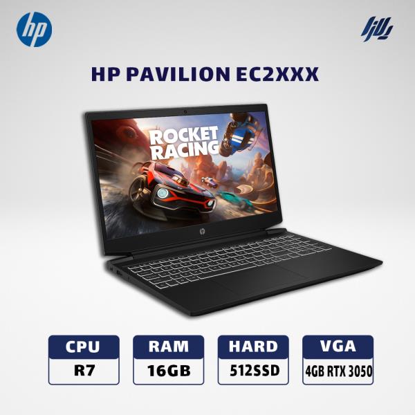 لپ تاپ اپن باکس اچ پی پاویلیون HP PAVILION - RYZEN7-16GB-512GB SSD-VGA 4GB RTX 3050