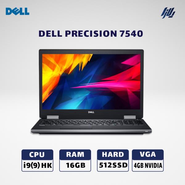 لپ تاپ استوک  DELL precision 7540 i9(9)HK-16GB-512SSD-4GB NVIDIA