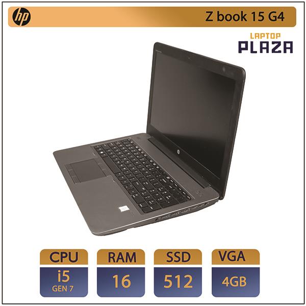 لپ تاپ استوک رندرگیری HP ZBOOK 15 G4  i7(7HQ)_16GB_512SSD_ VGA 4GB