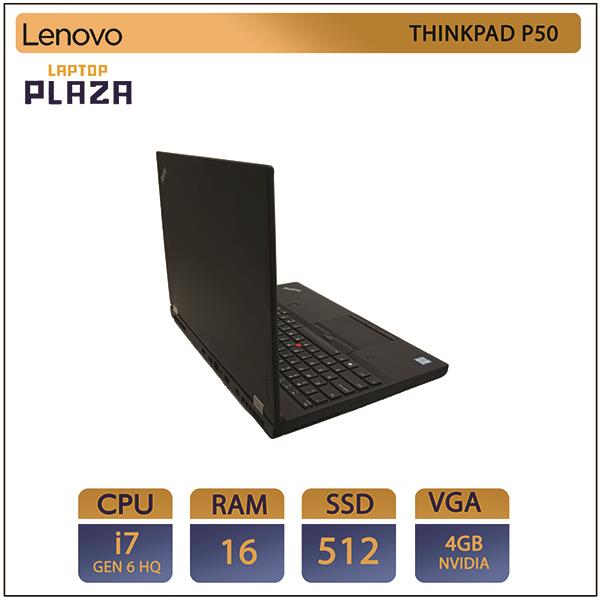 لپ تاپ استوک LENOVO ThinkPad P50 i7(6)HQ-16GB-512SSD - 4GB