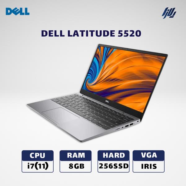 لپ تاپ استوک DELL LATITUDE 5520 I7(11)-8GB-256SSD-INTEL IRIS