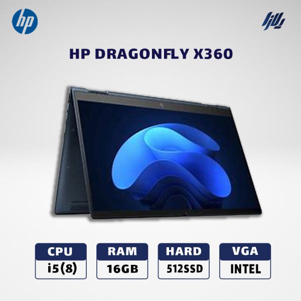 لپ تاپ استوک HP DRAGONFLY X360 i5(8)-16GB-512SSD-intel