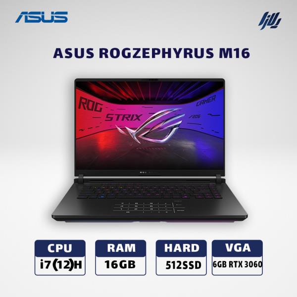 لپ تاپ  اپن باکس وارداتی ایسوس ASUS ROGZEPHYRUS M16 I7 GEN12700H - 16GB - 512 SSD - 6GB -RTX 3060