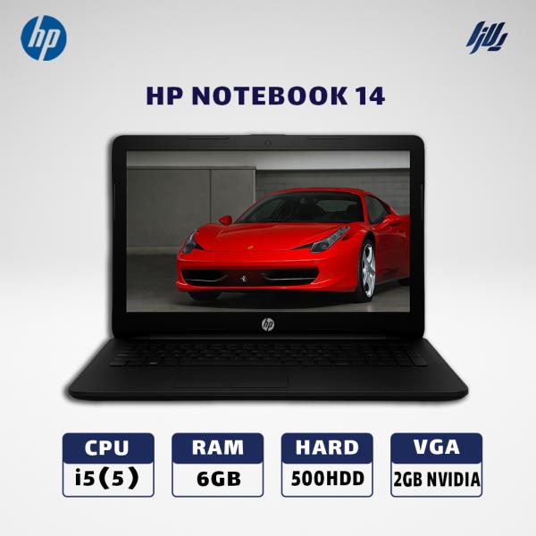 لپ تاپ استوک HP NOTEBOOK 14 i5(5)-6GB-500HDD-VGA 2GB NVIDIA