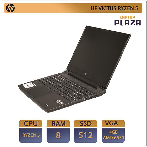 لپ تاپ آکبند گیمینگ اچ پی HP VICTUS RYZEN 5-8GB-512SSD-VGA 4GB AMD 6550M