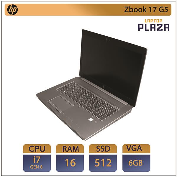 لپ تاپ استوک HP ZBOOK 17 G5  i7(8)H-16GB-512 SSD-VGA 6GB