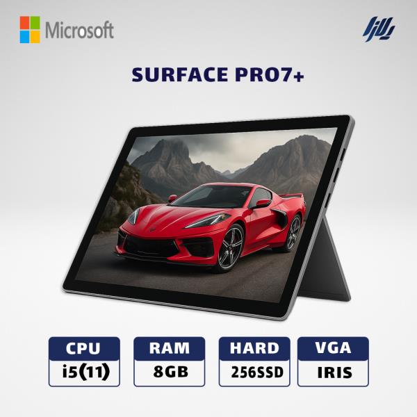 لپ تاپ استوک تبلت شو SURFACE PRO7+ i5(11) -8GB - 256 SSD -INTEL IRIS
