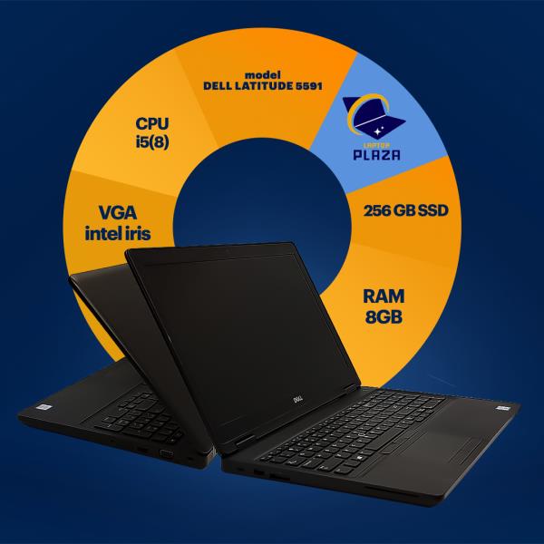 لپ تاپ استوک  DELL LATITUDE 5591 i5(8)H-8GB-256SSD-VGA INTEL