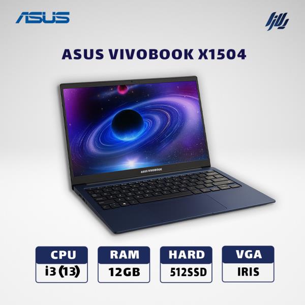 لپ تاپ آکبند دانشجویی ایسوس ASUS VIVOBOOK I3(13)-12GB-512 GB SSD-VGA INTEL IRIS
