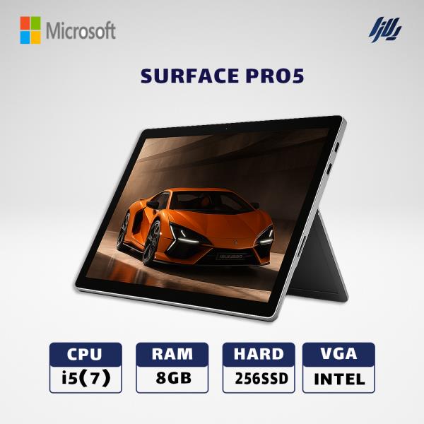 لپ تاپ استوک تبلت شو سیمکارت خور SURFACE PRO5 i5(7) -8GB - 256 SSD -INTEL